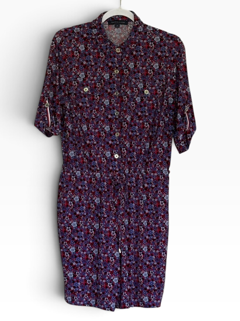 Tommy Hilfiger Floral Print Romper With Pockets Size S